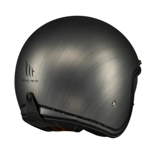 Casca open face motociclete MT Le Mans 2 S SV Scratched Chrome A2 gri mat (ochelari soare integrati) - omologare noua ECE 22.06 - Gri mat , S (55/56cm)