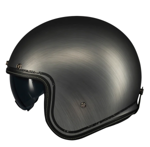 Casca open face motociclete MT Le Mans 2 S SV Scratched Chrome A2 gri mat (ochelari soare integrati) - omologare noua ECE 22.06 - Gri mat , XS (53/54cm)