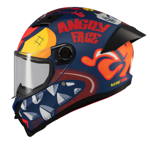 Casca integrala Axxis Fenix Angry Face C5 rosu mat - tip viziera: MT-V-31B - DKS429 - Rosu mat , M (57/58cm)