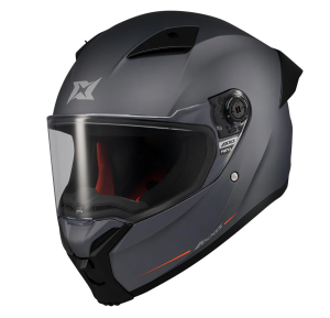 Casca integrala Axxis Fenix A12 gri mat - tip viziera: MT-V-31B - DKS429 - Gri mat , S (55/56cm)