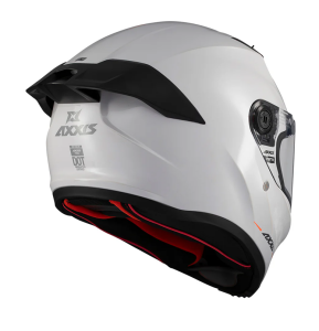 Casca integrala Axxis Fenix A0 alb lucios - tip viziera: MT-V-31B - DKS429 - Alb lucios , S (55/56cm)