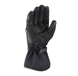 Manusi barbati Touring/Adventure Mid-season textil/piele Ixon model Drizzle MS culoare: negru – degete tactile (manusi lungi) - Negru , 4XL (15/16)