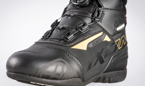 Ghete moto Roadster femei All season Ixon model Ranker WP LS culoare: negru/gold (auriu) (100% waterproof) - Negru/gold (auriu) , 36