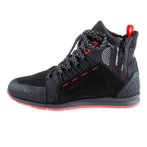 Ghete moto Urban barbati All Season Ixon model Freaky WP MS culoare: negru/rosu/alb (100% waterproof) - Negru/rosu/alb , 47