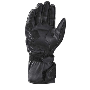 Manusi barbati Racing vara piele Ixon model Thund MS culoare: negru - degete tactile - Negru , M (8/9)