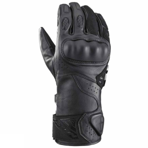 Manusi barbati Racing vara piele Ixon model Thund MS culoare: negru - degete tactile - Negru , XS (6/7)