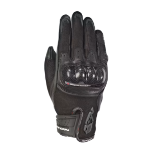 Manusi femei Roadster vara piele/textil Ixon model RS Rise Air LS culoare: negru - degete tactile - Negru , L (9/10)