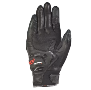 Manusi femei Roadster vara piele/textil Ixon model RS Rise Air LS culoare: negru - degete tactile - Negru , M (8/9)