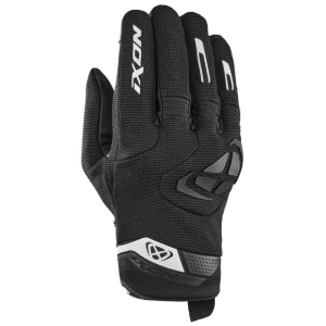 Manusi barbati Roadster vara textil/piele Ixon model MIG 2 MS culoare: negru/alb - degete tactile - Negru/alb , XL (10/11)