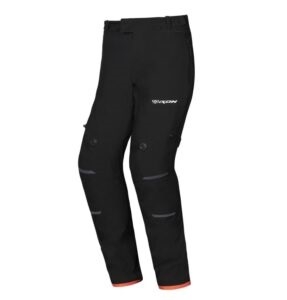 Pantaloni motociclete barbati Touring/Adventure Ixon All season model M-SKD MS culoare: negru/rosu (pantaloni laminati; waterproof pe exterior) - Negru/rosu , 4XL