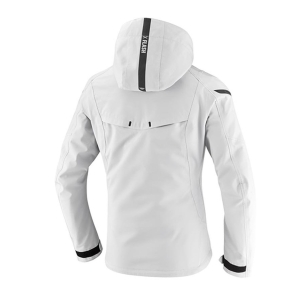 Geaca (jacheta) motociclete femei Touring/Adventure/Urban Ixon All season model Burning LS culoare: gri deschis (light grey) (geaca laminata; waterproof si pe exterior) - Gri lucios , S