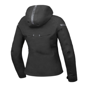 Geaca (jacheta) motociclete femei Touring/Adventure/Urban Ixon All season model Burning LS culoare: negru (geaca laminata; waterproof si pe exterior) - Negru , M