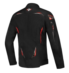 Geaca (jacheta) motociclete barbati Racing/Roadster Ixon All season model Caliber WP MS culoare: negru/alb/rosu - Negru/alb/rosu , S