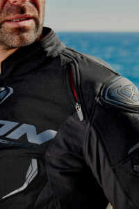 Geaca (jacheta) motociclete barbati textil Roadster Ixon All Season/iarna model Cortex WP MS culoare: negru/gri - Negru/gri , S