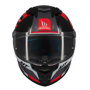 Casca integrala MT Stinger 2 Tron B15 negru/rosu lucios - tip viziera: MT-V-28B - punctaj maxim SHARP Test – 5 stele - Negru/rosu lucios , XS (53/54cm)