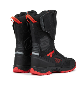 Ghete (cizme) moto Adventure (Touring) Unisex Seventy model SD-BA6 Stelvio culoare: negru/rosu - Negru/rosu , 45, 3
