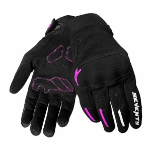 Manusi femei Urban vara Seventy model SD-C42 Asphalt culoare: negru/fuchsia (roz) - degete tactile - Negru/fuchsia (roz) , XS (6 cm)