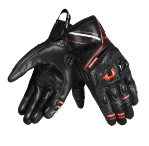 Manusi barbati Racing/Naked vara Seventy model SD-N30 Mugello culoare: negru/rosu - degete tactile - Negru/rosu , M (8 cm)