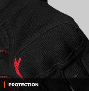 Manusi barbati Urban vara Seventy model SD-C40 Asphalt culoare: negru/rosu - degete tactile - Negru/rosu , XXXL (12 cm)