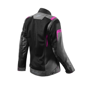 Geaca (jacheta) motociclete femei Touring Seventy vara model SD-JT68 Sahara culoare: gri/fuchsia (roz) - Gri/fuchsia (roz) , L