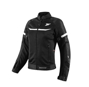 Geaca (jacheta) femei Racing vara Seventy model SD-JR30.2 Mojave culoare: negru/alb - Negru/alb , XXL