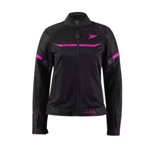 Geaca (jacheta) femei Racing vara Seventy model SD-JR30.2 Mojave culoare: negru/fuchsia (roz) - Negru/fuchsia (roz) , XS