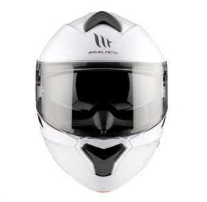 Casca modulabila MT Genesis SV A0 alb lucios Pinlock ready - omologare noua ECE 22.06 - tip viziera: MT-V-25 - Alb lucios , S (55/56cm)