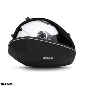 Set genti laterale Shad model E48 - culoare: negru (volum total: 46-58L)