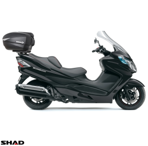 Portbagaj metalic spate Suzuki AN 400 Burgman (07-16) - AN 400 A Burgman (09-17) 4T LC 400cc - (culoare: negru)