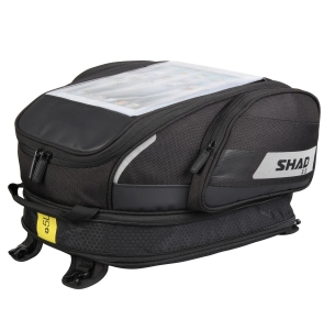 Geanta rezervor motocicleta Shad - model SL20F Tank Bag (20L) (fixare cu cureluse) - culoare: negru