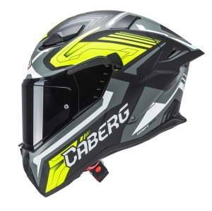 Casca integrala Caberg model Drift Evo II SV Jarama L6 negru/gri/galben fluor mat Pinlock ready - lentila Pinlock inclusa - Negru/gri/galben fluor mat , M (57/58cm)