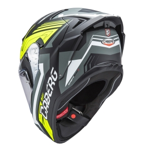 Casca integrala Caberg model Drift Evo II SV Jarama L6 negru/gri/galben fluor mat Pinlock ready - lentila Pinlock inclusa - Negru/gri/galben fluor mat , L (59/60cm)