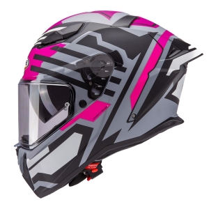 Casca integrala Caberg model Drift Evo II SV Horizon N6 gri/negru/fuchsia mat Pinlock ready - lentila Pinlock inclusa - Gri/negru/fuchsia mat , XS (53/54cm)