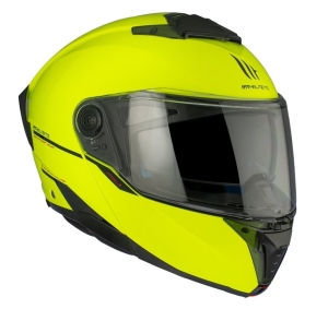 Casca modulabila MT Atom 2 SV A3 galben fluor lucios (ochelari soare integrati) Pinlock Ready - tip viziera: MT-V-35 - Galben fluor lucios , XS (53/54cm)