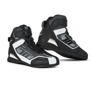 Ghete (cizme) moto Racing Unisex Seventy model SD-BR3 Veloce Pro culoare: negru/alb - Negru/alb , 45