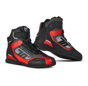 Ghete (cizme) moto Racing Unisex Seventy model SD-BR3 Veloce Pro culoare: negru/rosu - Negru/rosu , 44