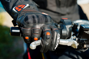 Manusi barbati Roadster iarna piele Ixon model Pro Hawker MS culoare: negru/rosu - degete tactile (100% waterproof + protectie termica) - Negru/rosu , XL (10/11)