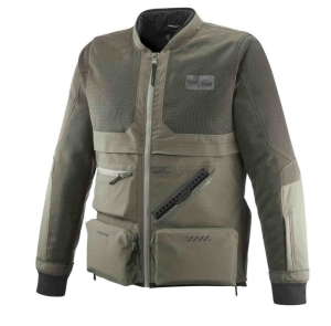 Geaca (jacheta) motociclete barbati Touring/Adventure Ixon All season model Etna MS culoare: khaki/negru - concept modular (geaca laminata; waterproof si pe exterior) - Khaki/negru , L