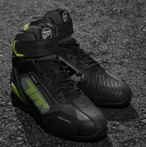 Ghete (cizme) moto Racing Unisex Seventy model SD-BR2 Veloce culoare: negru/galben fluor - Negru/galben fluor , 45