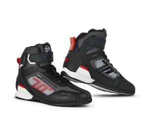 Ghete (cizme) moto Racing Unisex Seventy model SD-BR2 Veloce culoare: negru/rosu - Negru/rosu , 44