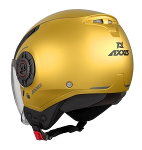 Casca Axxis model Metro S A3 galben mat (open face) - omologare noua ECE 22.06 - tip viziera: MT-V-26B - Galben mat , XL (61/62cm)