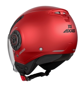 Casca Axxis model Metro S A5 rosu mat (open face) - omologare noua ECE 22.06 - tip viziera: MT-V-26B - Rosu mat , XXL (63/64cm)