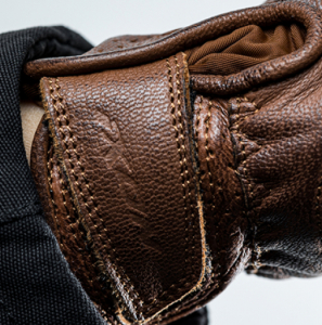 Manusi barbati Urban/heritage vara piele Ixon model RS Nizo Air MS culoare: camel (maro) - degete tactile - Camel (maro) , M (8/9)