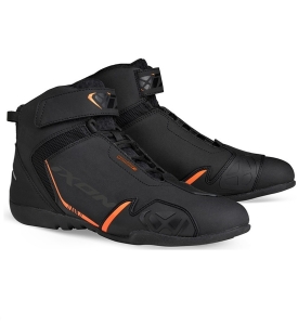 Ghete moto Roadster barbati All Season Ixon model Gambler MS culoare: negru/portocaliu - Negru/portocaliu , 42