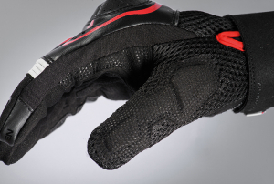 Manusi barbati Roadster vara textil/piele Ixon model RS2 MS culoare: negru/alb/rosu - degete tactile - Negru/alb/rosu , XL (10/11)