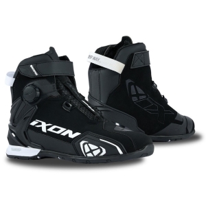 Ghete moto Roadster barbati All Season Ixon model Bull 2 WP MS culoare: negru/alb (100% waterproof) - Negru/alb , 39