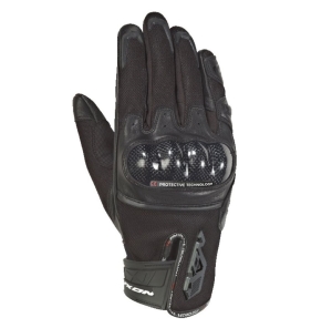 Manusi barbati Roadster vara piele/textil Ixon model RS Rise Air MS culoare: negru - degete tactile - Negru , XL (10/11)