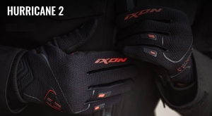 Manusi barbati Roadster vara Ixon model Hurricane 2 MS culoare: negru/rosu - degete tactile - Negru/rosu , M (8/9)