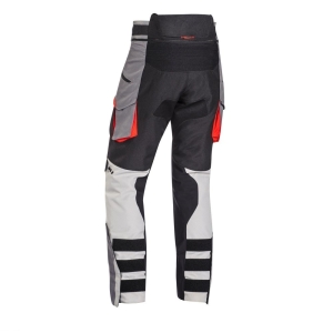 Pantaloni motociclete barbati Touring/Adventure Ixon All season model Ragnar MS culoare: negru/gri/rosu - Negru/gri/rosu , 4XL