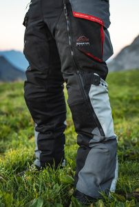Pantaloni motociclete barbati Touring/Adventure Ixon All season model Ragnar MS culoare: negru/gri/rosu - Negru/gri/rosu , S